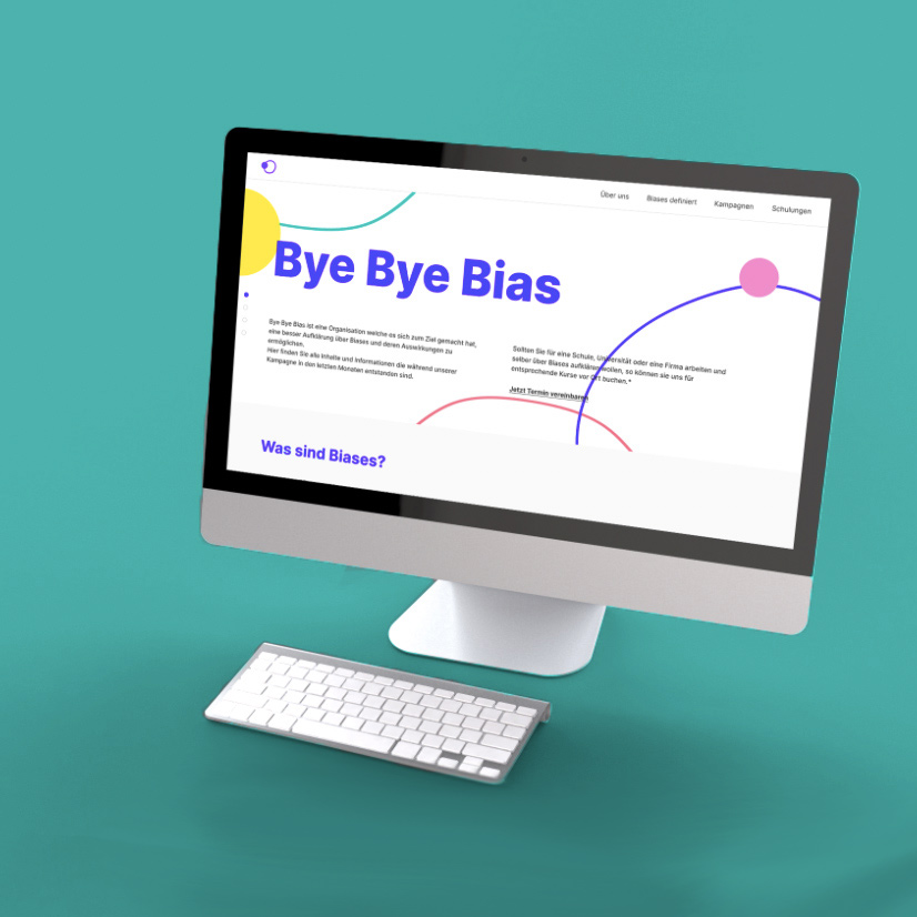 Bye Bye Bias Landing Page